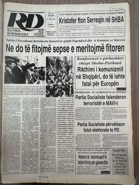 Rilindja Demokratike 1996-05-07